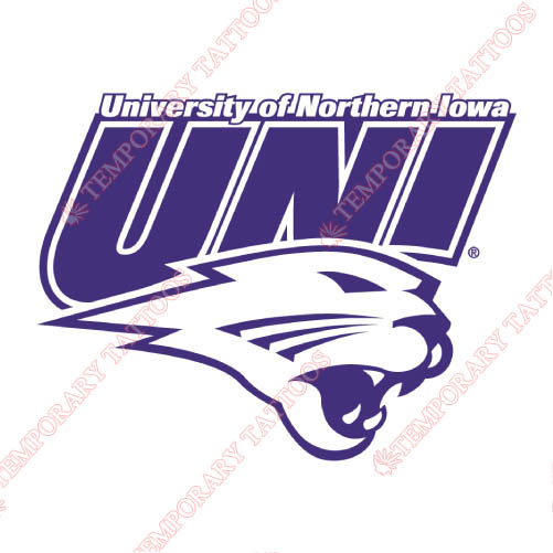 Northern Iowa Panthers Customize Temporary Tattoos Stickers NO.5674